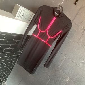 Black and pink dress. Comes in different sizes